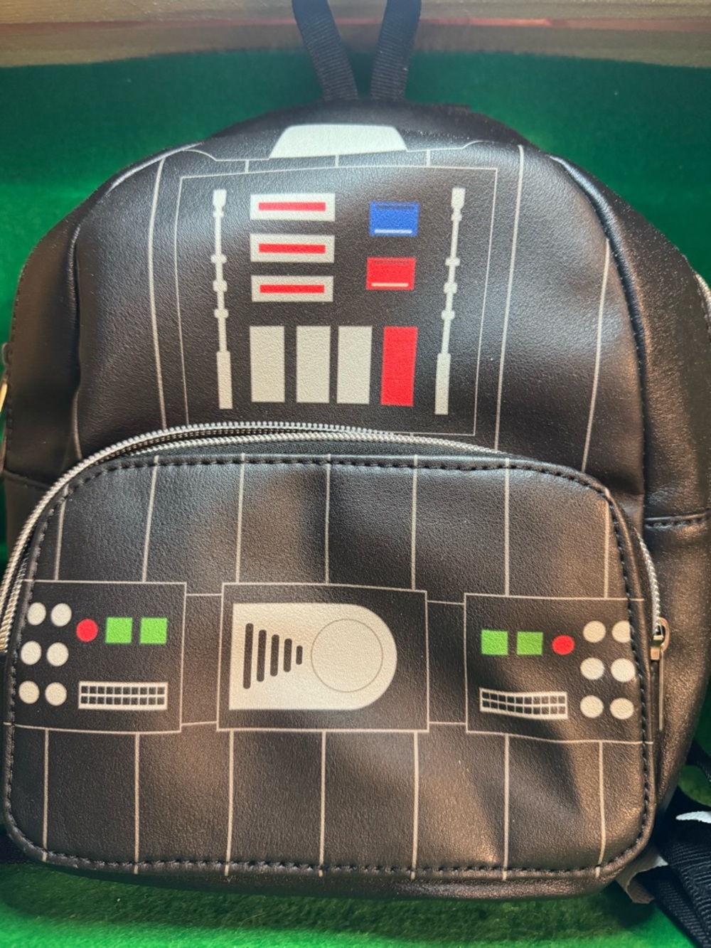 Funko Black Backpack with Red Blue and Green Accent Panels